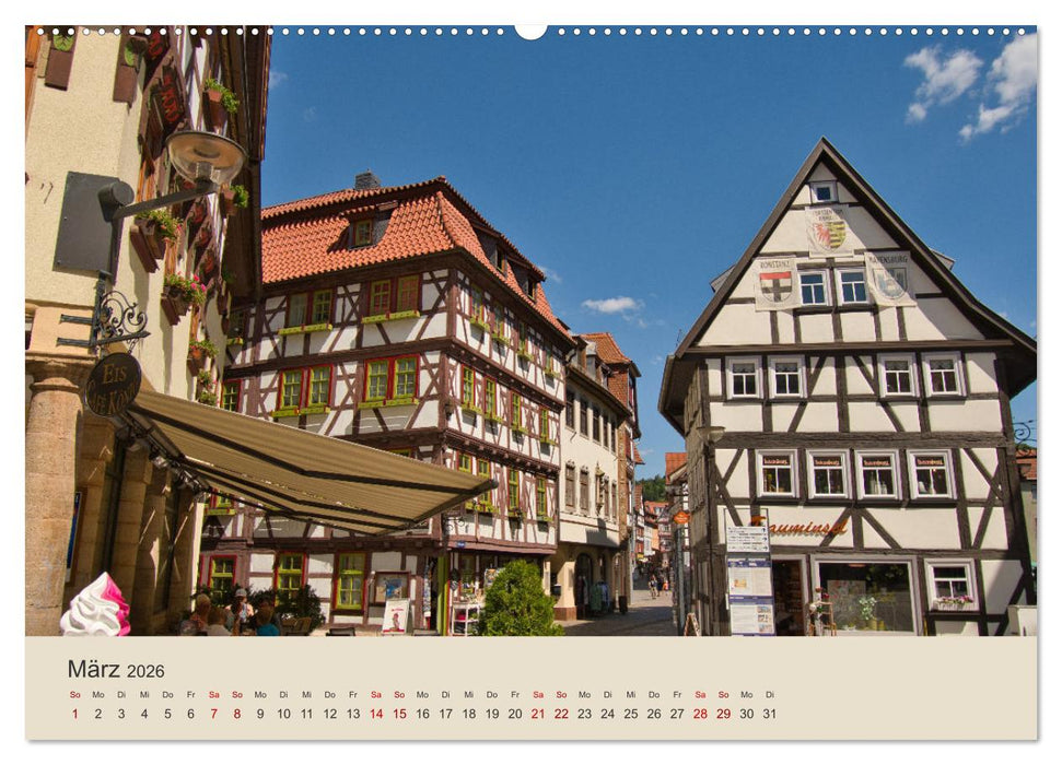 Sommer in Schmalkalden (CALVENDO Premium Wandkalender 2026)
