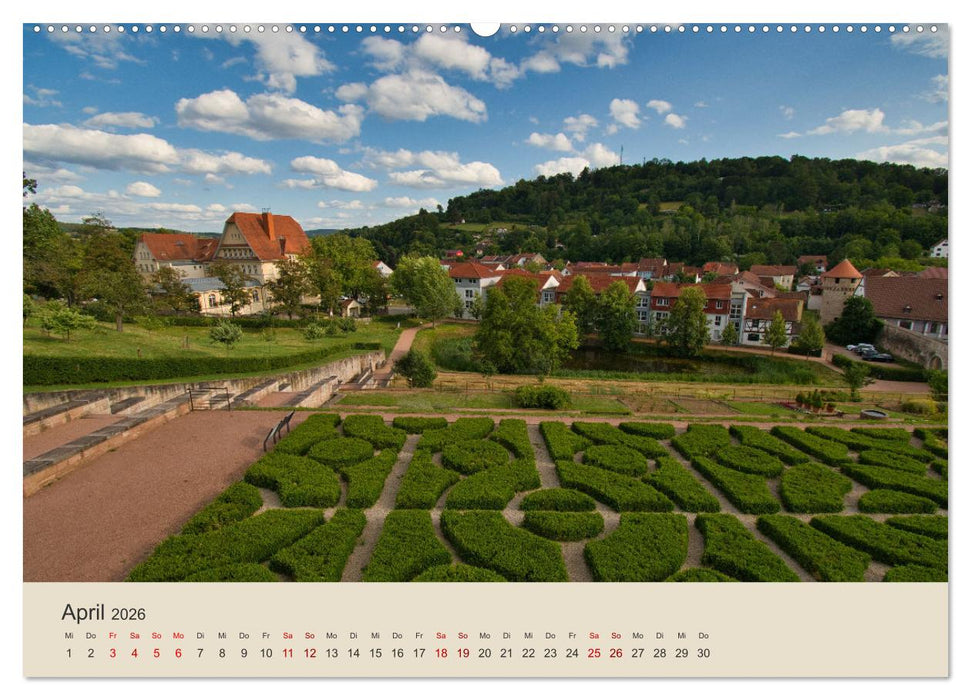 Sommer in Schmalkalden (CALVENDO Premium Wandkalender 2026)