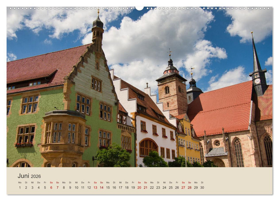 Sommer in Schmalkalden (CALVENDO Premium Wandkalender 2026)