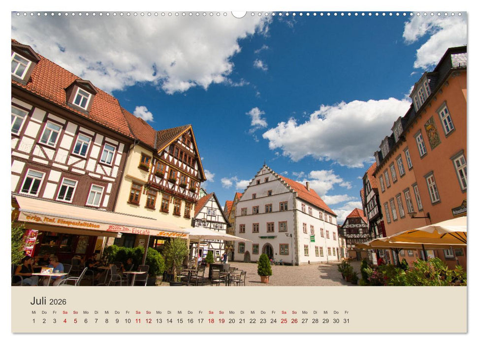 Sommer in Schmalkalden (CALVENDO Premium Wandkalender 2026)