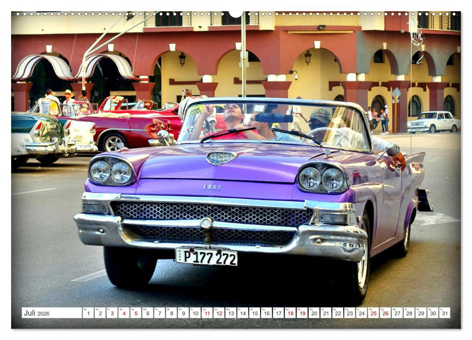Best of Fairlane 500 - Ein Ford mit Flossen in Kuba (CALVENDO Premium Wandkalender 2026)