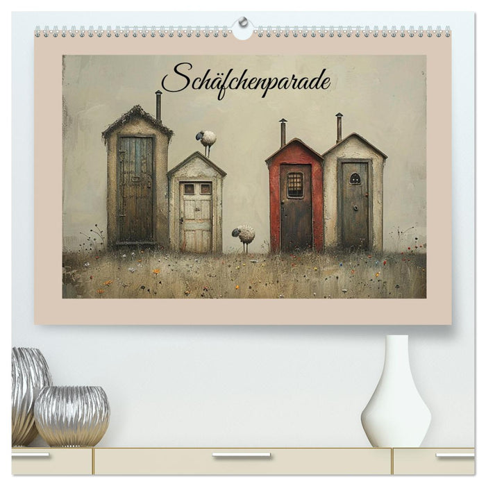 Schäfchenparade (CALVENDO Premium Wandkalender 2026)