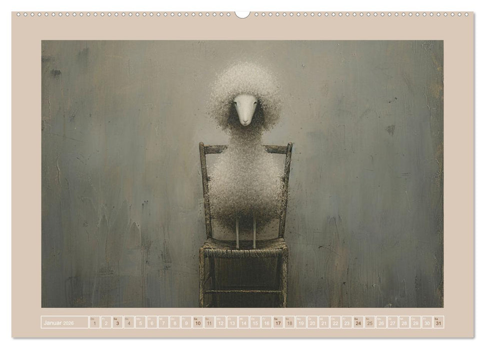 Schäfchenparade (CALVENDO Premium Wandkalender 2026)