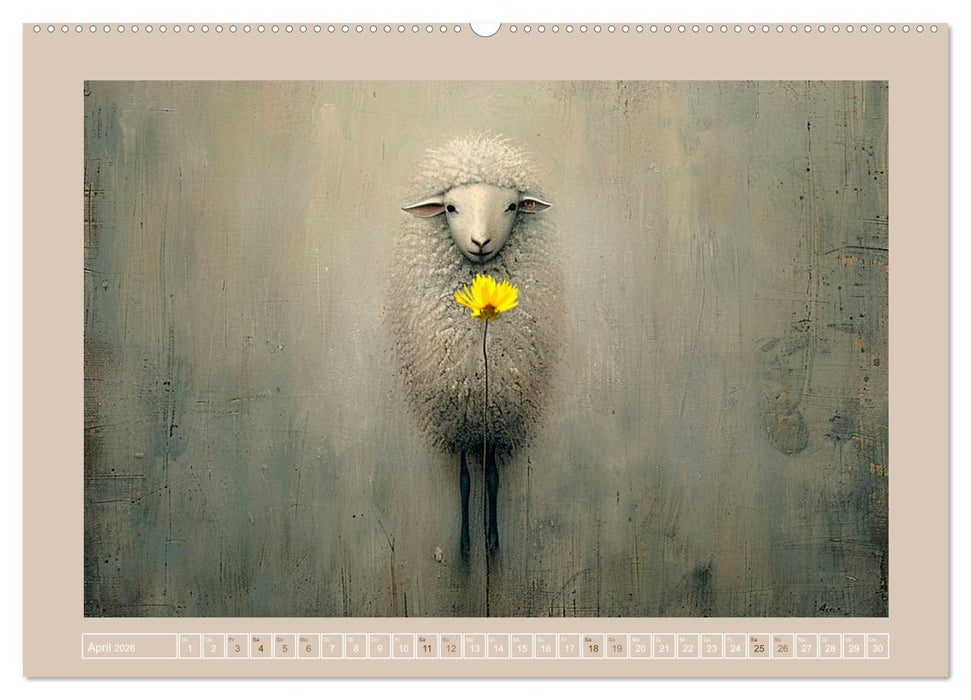 Schäfchenparade (CALVENDO Premium Wandkalender 2026)