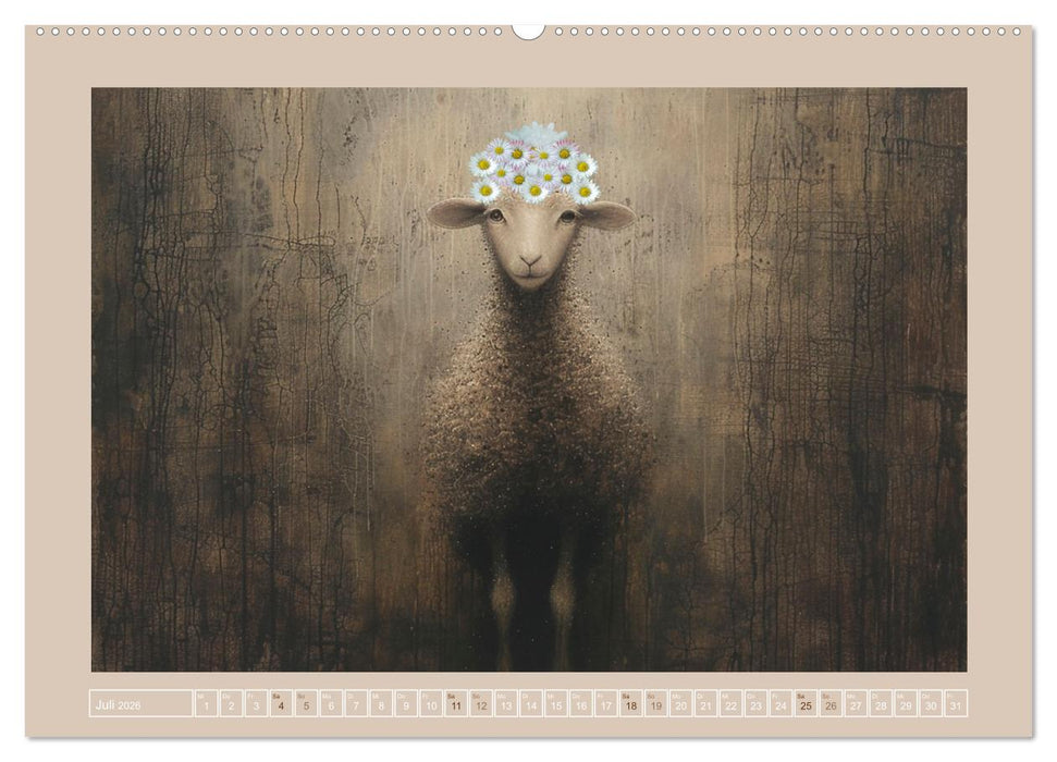 Schäfchenparade (CALVENDO Premium Wandkalender 2026)