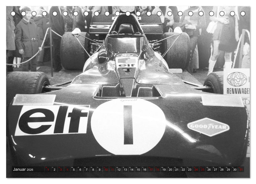 Formel, Rennen, Boxengasse 1971-´83 (CALVENDO Wandkalender 2026)