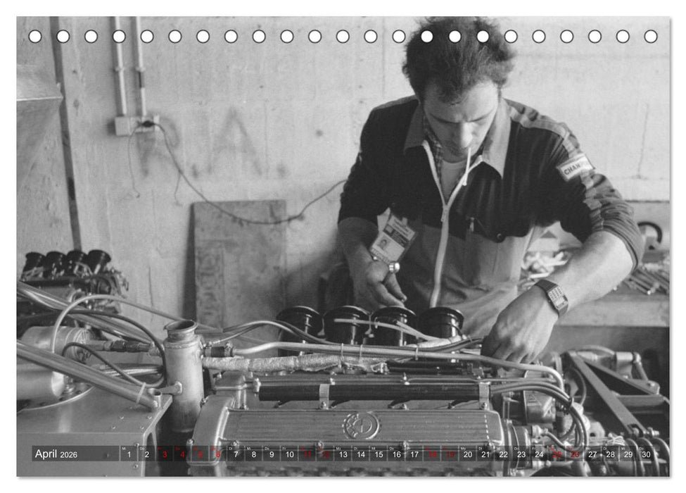 Formel, Rennen, Boxengasse 1971-´83 (CALVENDO Wandkalender 2026)