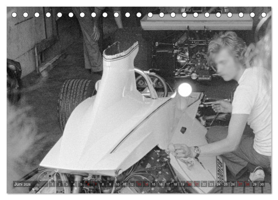 Formel, Rennen, Boxengasse 1971-´83 (CALVENDO Wandkalender 2026)