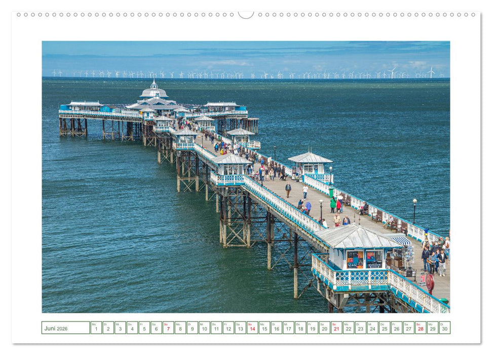 Rundreise: Wales in fünf Tagen (CALVENDO Premium Wandkalender 2026)