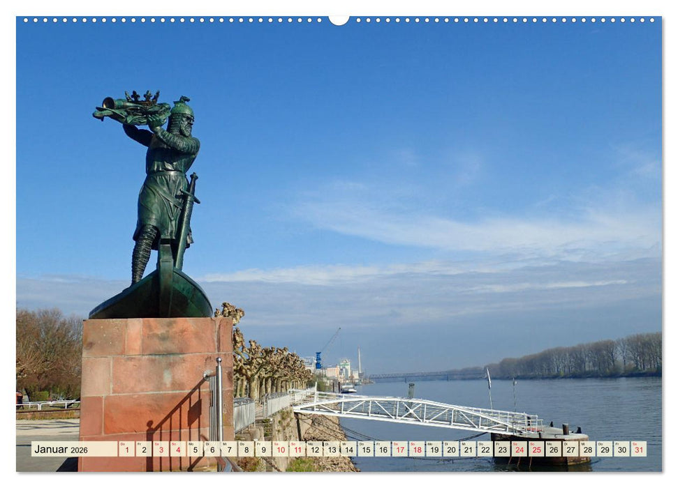 Worms-Nibelungenstadt am Rhein (CALVENDO Premium Wandkalender 2026)