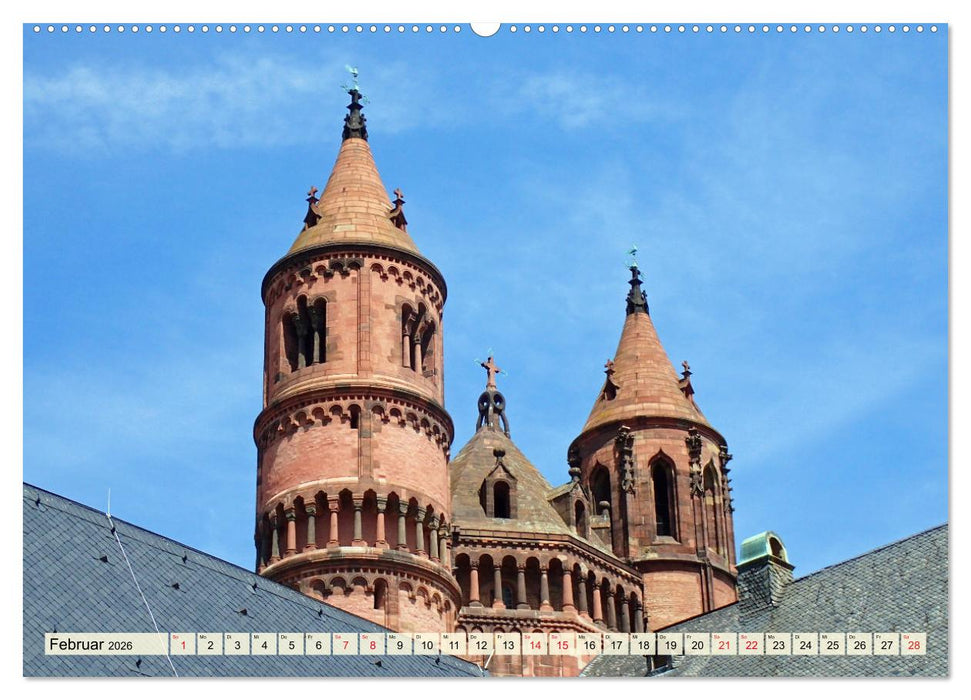 Worms-Nibelungenstadt am Rhein (CALVENDO Premium Wandkalender 2026)