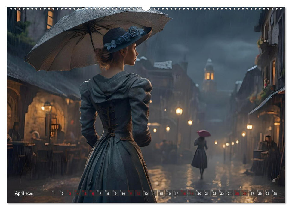 Elegante Momente - Frauen in harmonischer Umgebung (CALVENDO Premium Wandkalender 2026)