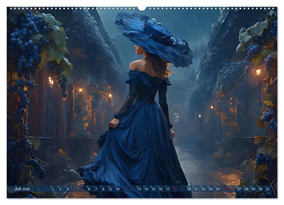 Elegante Momente - Frauen in harmonischer Umgebung (CALVENDO Premium Wandkalender 2026)