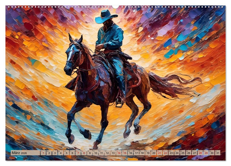 Wild West Moments (CALVENDO Premium Wandkalender 2026)