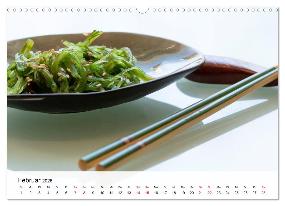 Japanese Cuisine (CALVENDO Wandkalender 2026)