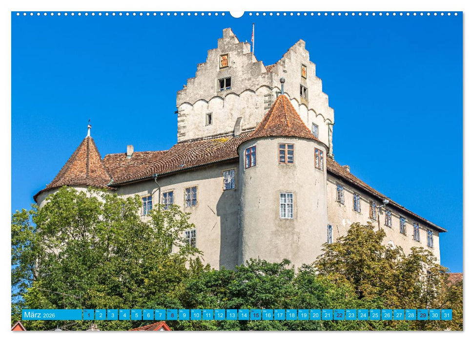 Meersburg - pittoreske Kleinstadt am Bodensee (CALVENDO Premium Wandkalender 2026)