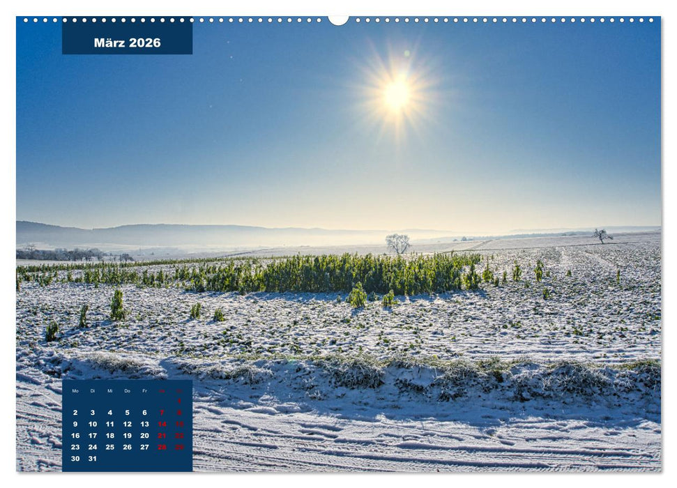 Winterstimmungen in Deutschland (CALVENDO Premium Wandkalender 2026)