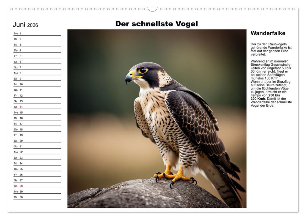 Tierische Rekorde (CALVENDO Premium Wandkalender 2026)