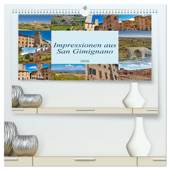 Impressionen aus San Gimignano (CALVENDO Premium Wandkalender 2026)