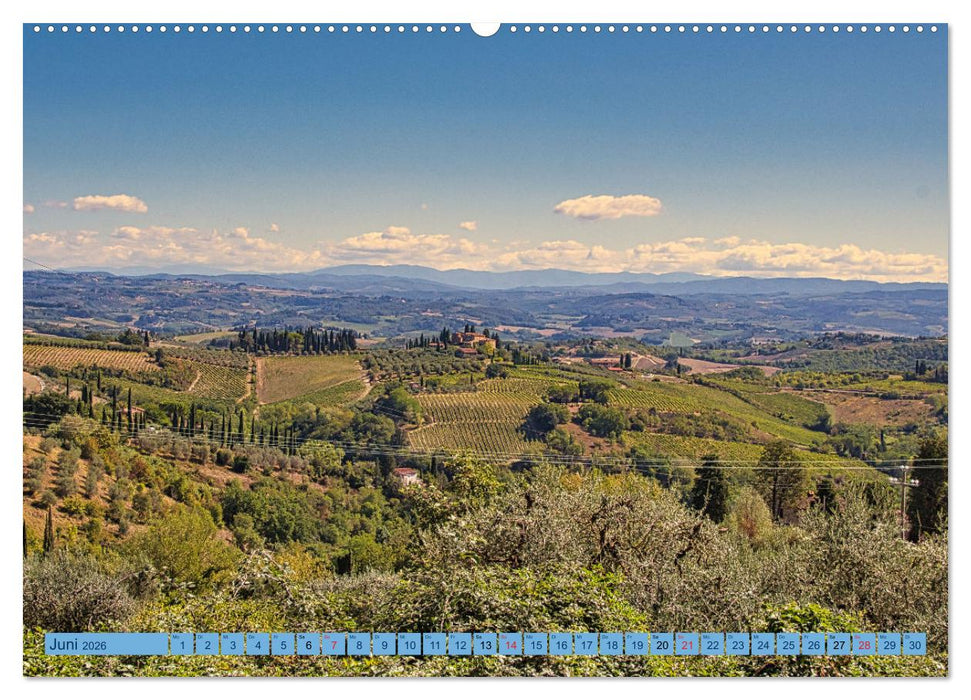 Impressionen aus San Gimignano (CALVENDO Premium Wandkalender 2026)