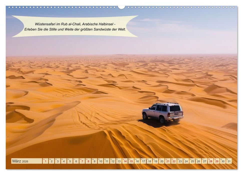 Abenteuerideen für Adrenalin Junkies (CALVENDO Premium Wandkalender 2026)