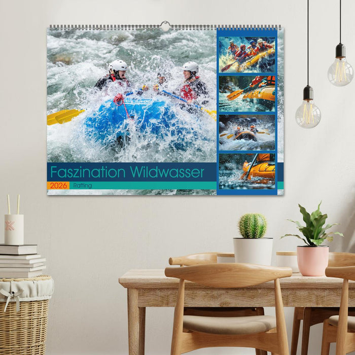 Faszination Wildwasser - Rafting (CALVENDO Wandkalender 2026)