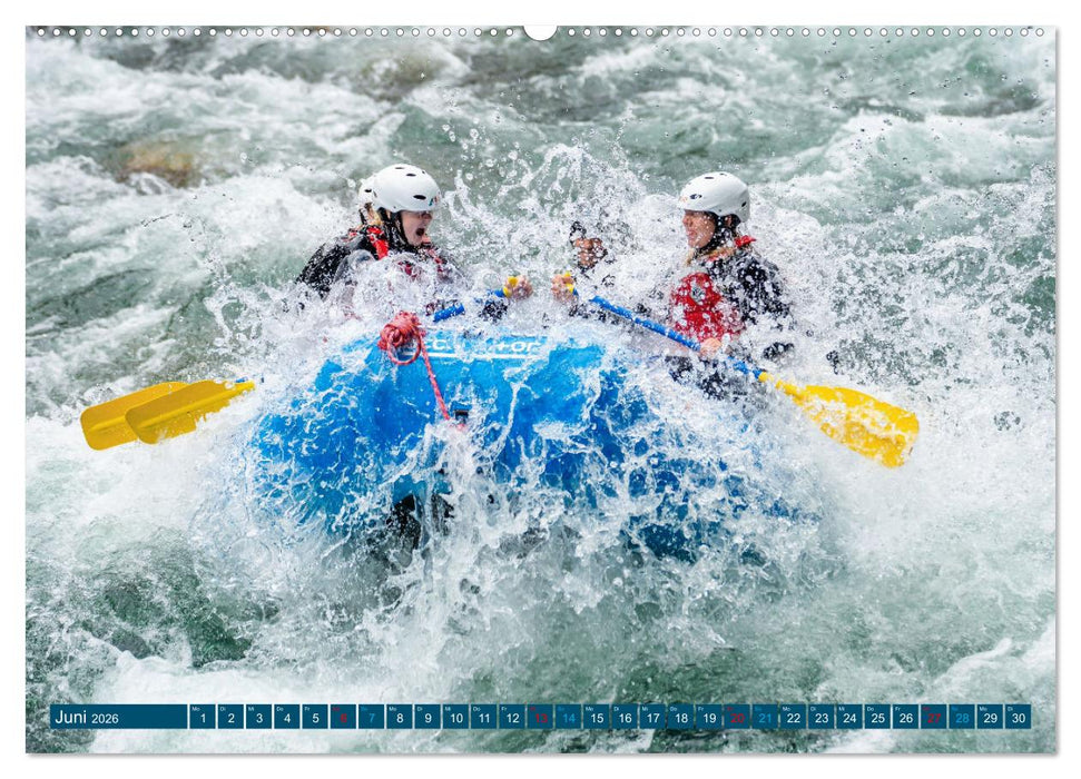 Faszination Wildwasser - Rafting (CALVENDO Wandkalender 2026)