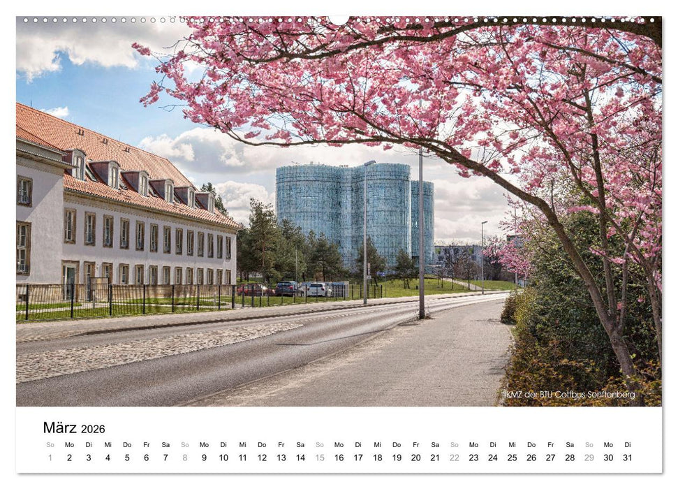 Cottbus/Chósebuz (CALVENDO Premium Wandkalender 2026)