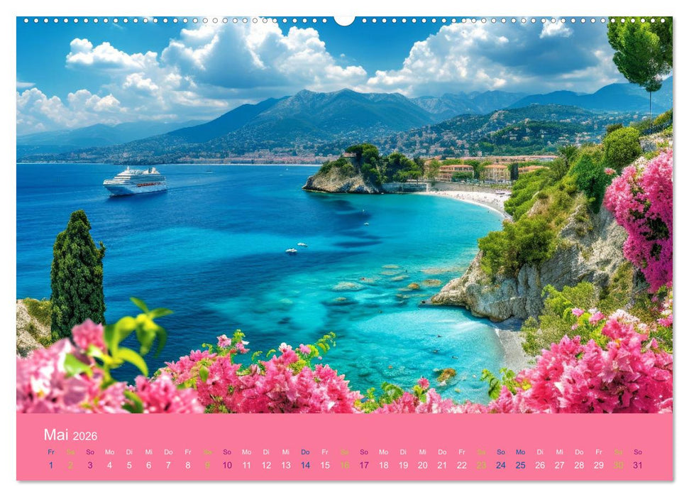 Ausblick aufs Meer - traumhafte Momente (CALVENDO Wandkalender 2026)