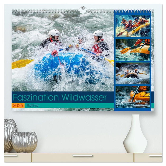 Faszination Wildwasser - Rafting (CALVENDO Premium Wandkalender 2026)