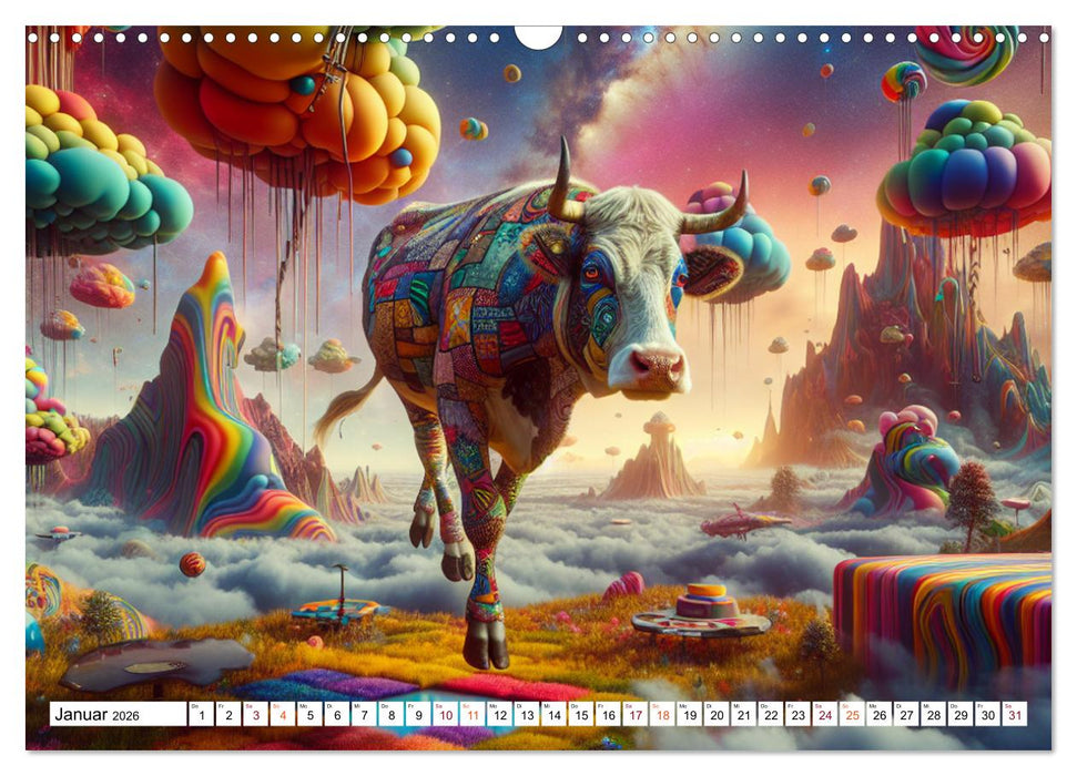 Muh-numentale Meisterwerke (CALVENDO Wandkalender 2026)