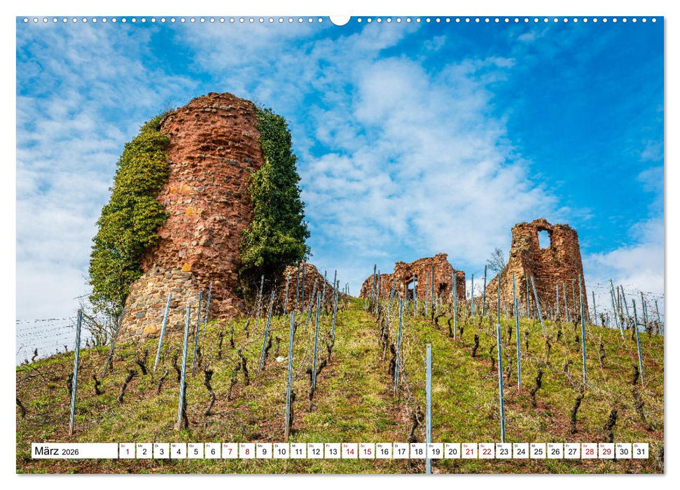 Burgen des Hunsrücks (CALVENDO Premium Wandkalender 2026)