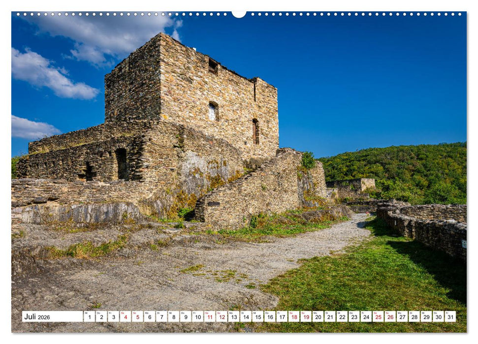 Burgen des Hunsrücks (CALVENDO Premium Wandkalender 2026)