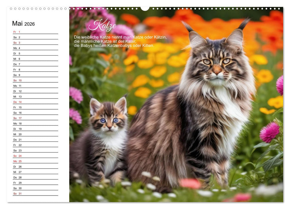 Für pfiffige Kids- Haus- und Hoftiere (CALVENDO Premium Wandkalender 2026)