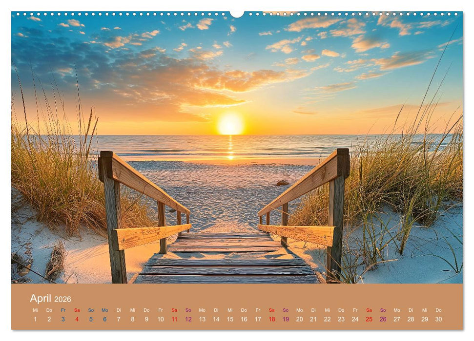 Ausblick aufs Meer - traumhafte Momente (CALVENDO Premium Wandkalender 2026)