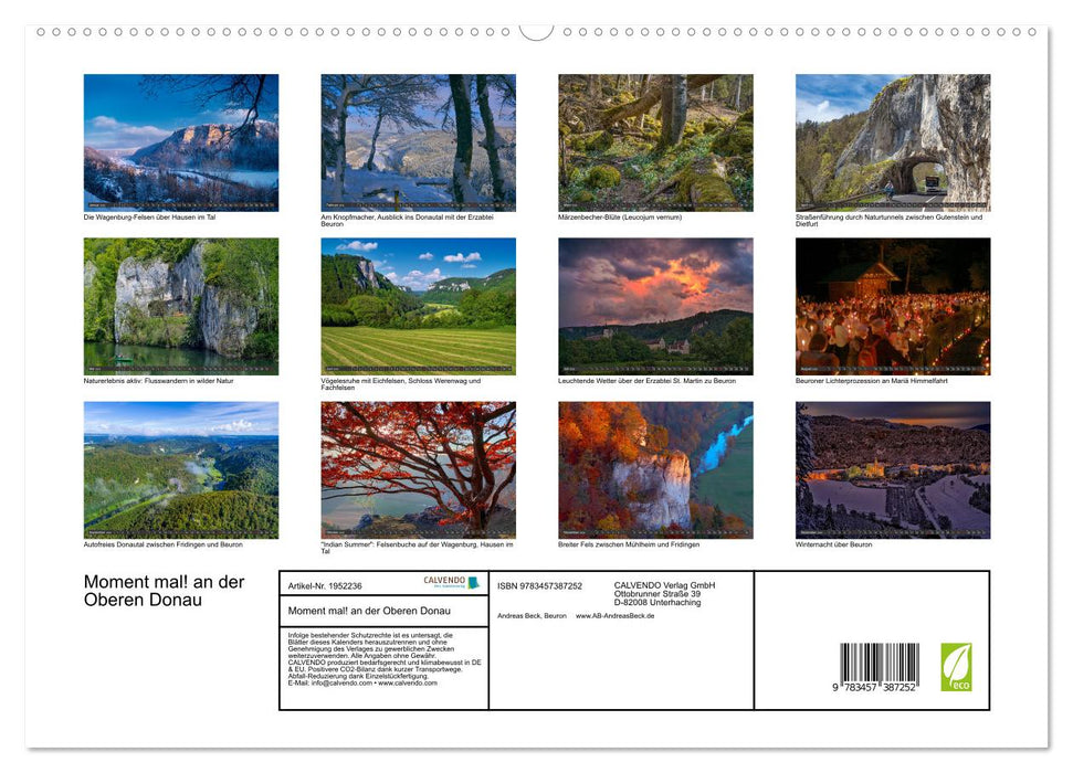 Moment mal! an der Oberen Donau (CALVENDO Premium Wandkalender 2026)