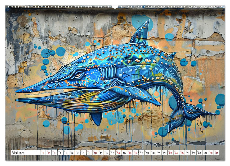 Prähistorische Tiere (CALVENDO Wandkalender 2026)