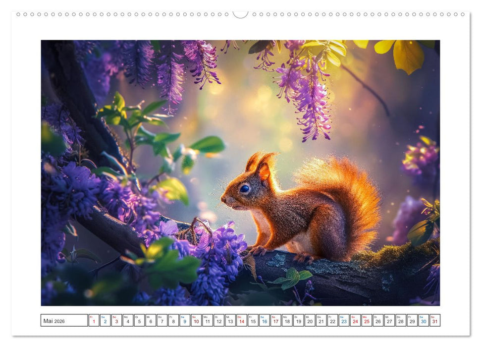 Zauberhafte Waldmomente (CALVENDO Wandkalender 2026)
