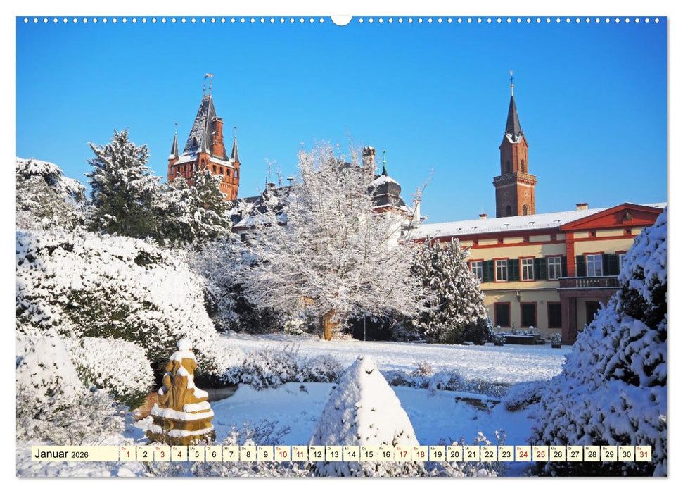 Weinheim im Laufe der Jahreszeiten (CALVENDO Premium Wandkalender 2026)