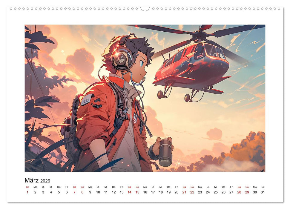 Der Jungen-Kalender (CALVENDO Wandkalender 2026)