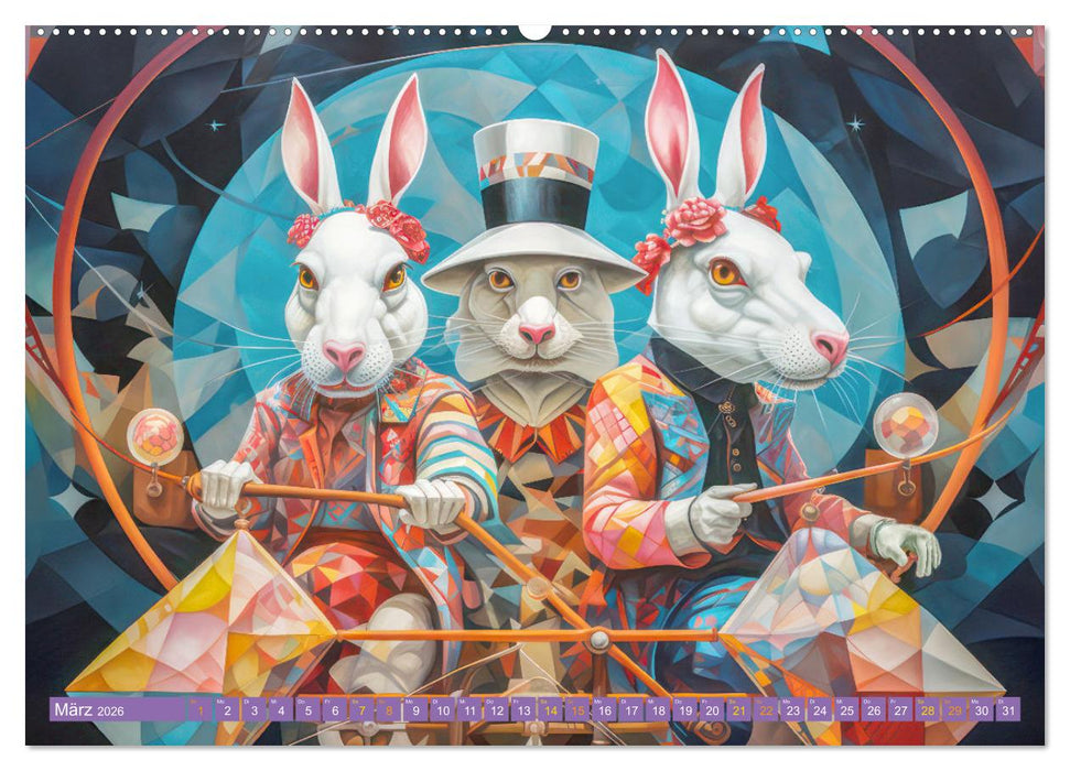 Zirkusfantasien - Bezaubernd fremdartig (CALVENDO Wandkalender 2026)