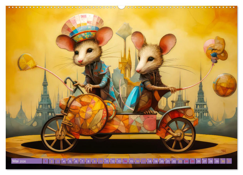 Zirkusfantasien - Bezaubernd fremdartig (CALVENDO Wandkalender 2026)