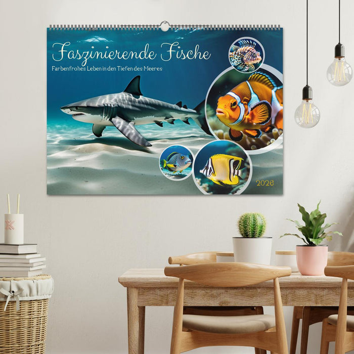 Faszinierende Fische (CALVENDO Wandkalender 2026)