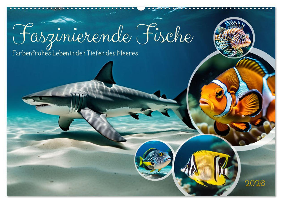 Faszinierende Fische (CALVENDO Wandkalender 2026)