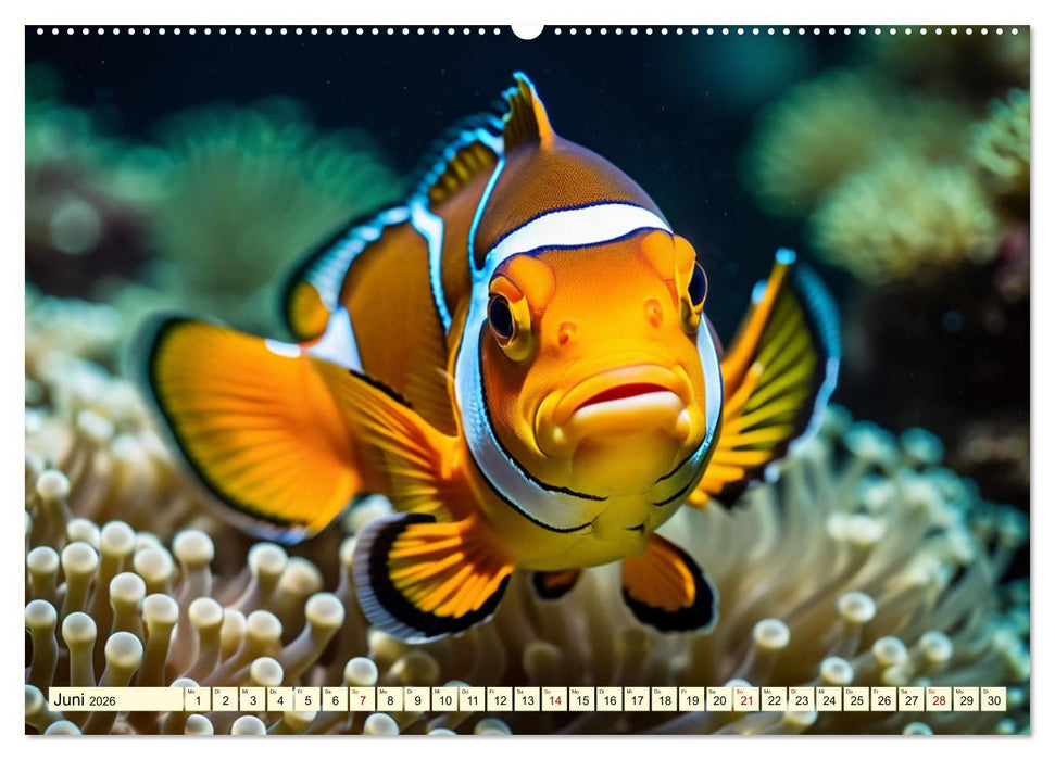 Faszinierende Fische (CALVENDO Wandkalender 2026)