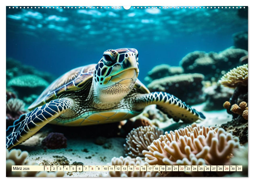 Farbenfrohes Leben im Korallenriff (CALVENDO Wandkalender 2026)