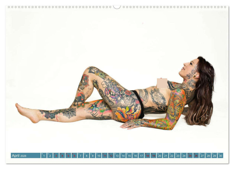 Tattoo-Liebe, die unter die Haut geht (CALVENDO Wandkalender 2026)