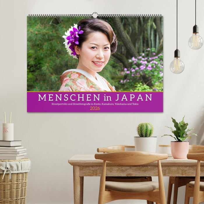 Menschen in Japan (CALVENDO Wandkalender 2026)