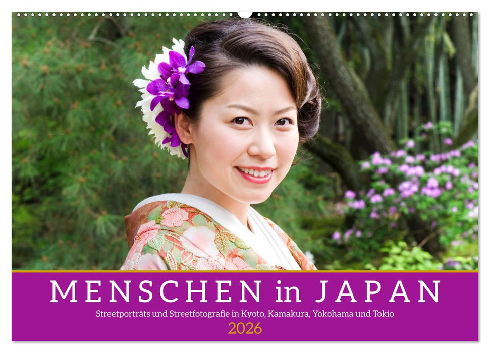 Menschen in Japan (CALVENDO Wandkalender 2026)