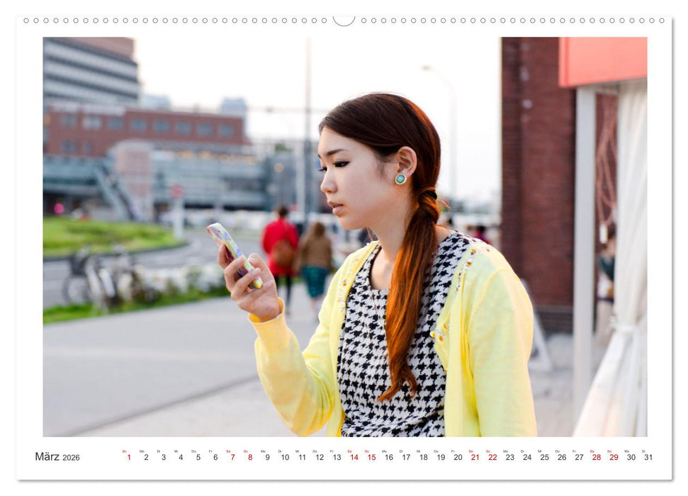 Menschen in Japan (CALVENDO Wandkalender 2026)